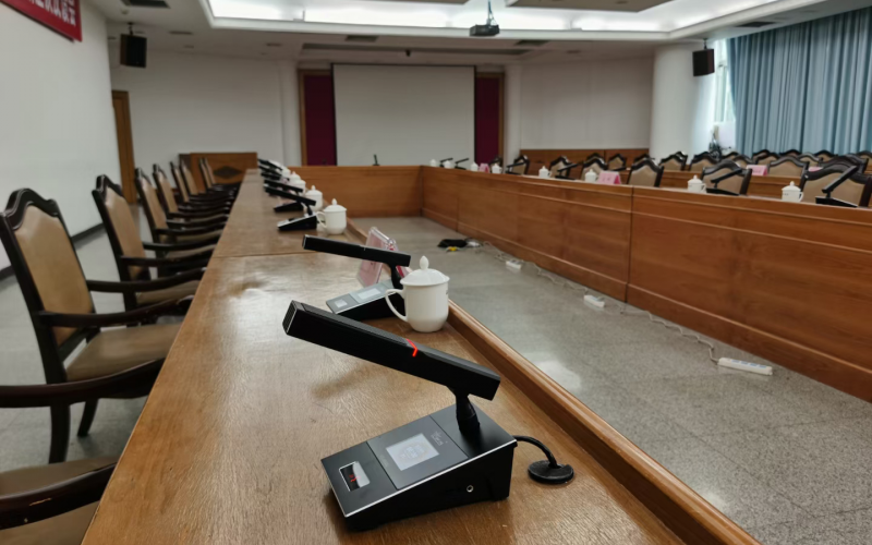 YUEYIN会议系统成功应用于广东东莞石龙镇人民政府会议室